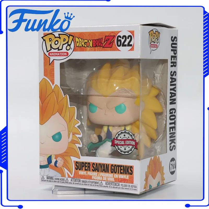 Funko Pop! Original Animación # Figura Coleccionable de Vinilo Exclusiva de Anime AAA, Gotenks Super Saiyan 3 (Dragon Ball Z), 622, Juguete de Regalo