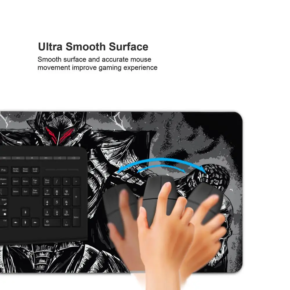 Guts sword in berserk Mouse Pad Keyboard Mousepad lauge 1200X600 mm Desk Mat PC Gamer Office Carpet Home Table pad