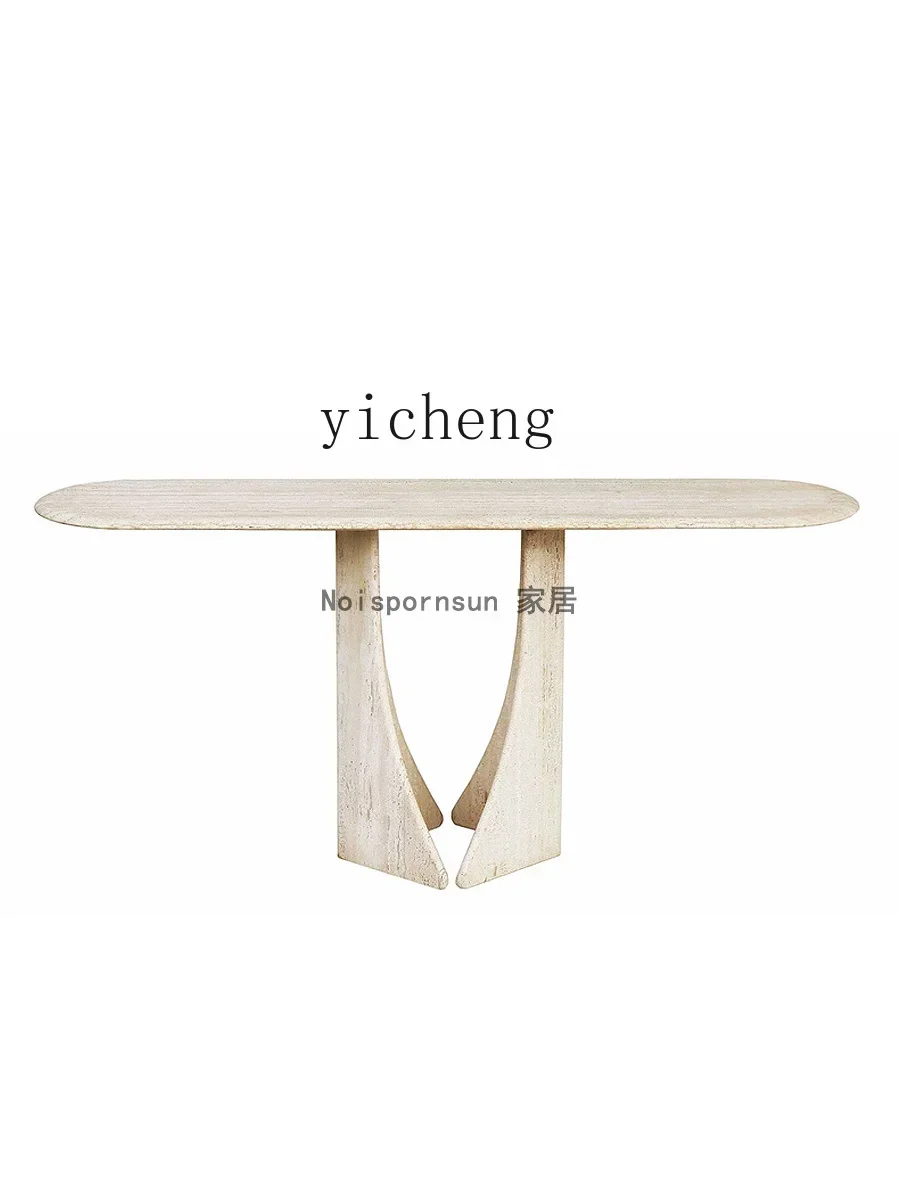 B1 نمط فاخر خفيف مقابل طاولة مدخل الحائط، طاولة شريط دخول بسيطة ومبتكرة #5