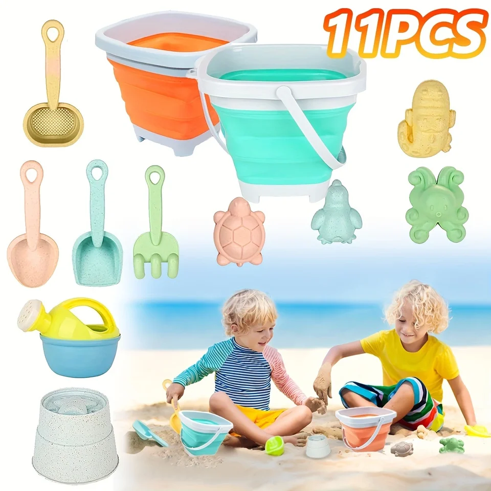 Juguetes Playa Plegables Niños Cubos Arena Bolsa Moldes Torr | Envío gratis Juguetes Playa Plegables Niños Cubos Arena Bolsa Moldes Torr | Envío gratis