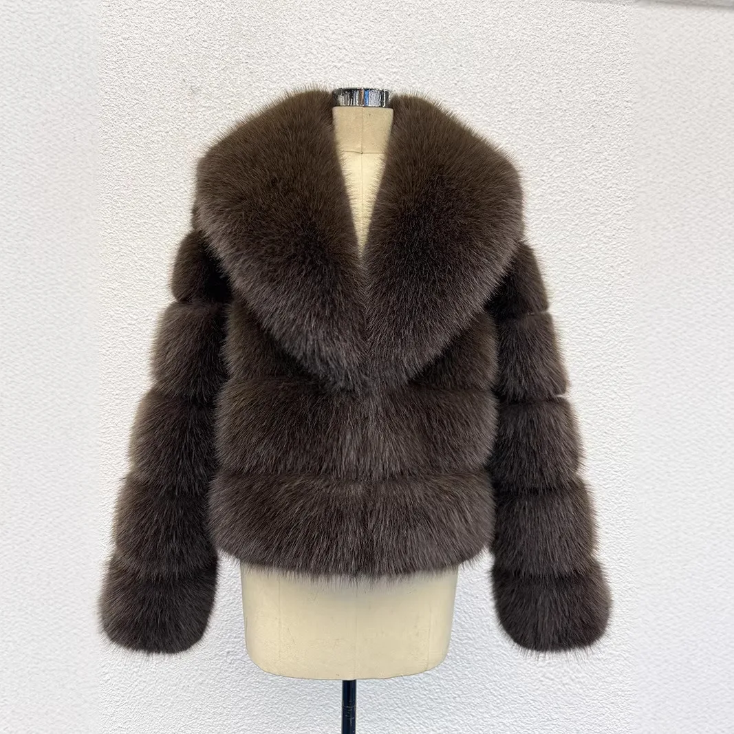 

Trend Fur Top New Cropped Faux Fur Coat Woman Clothing Furry Faux Fur Jacket Winter Coats for Woman Outerwears Top Mujer