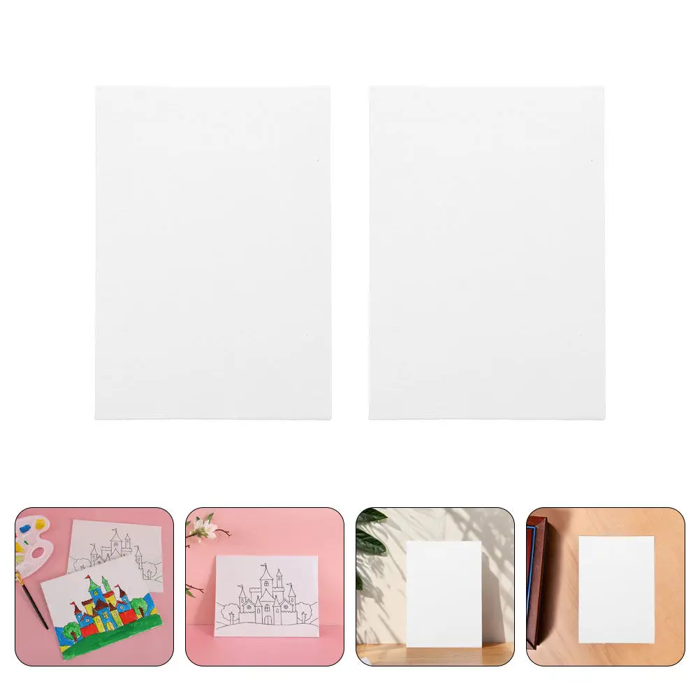 

5Pcs Painting Artist Board Set Cotton Wood Surface Ideal for Acrylic Oil Watercolor Outdoor Travel Portable Creative Freedom