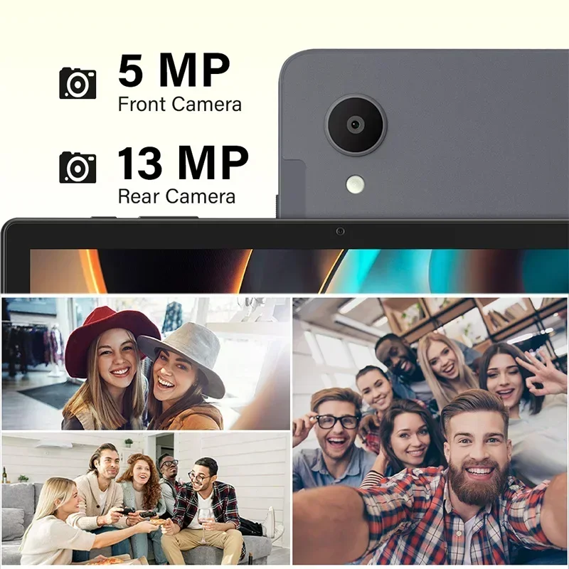 Tablette Androïd 2025, Tablet PC ANRY da 12 GB+128 GB con batteria ad alta capacità da 8000 mAh, 10,95", espansione da 1 TB, Octa-Core, doppia fotocamera