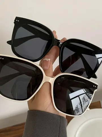 Women's Oversized Retro Hong Kong Style Fashion Glasses  Decorative Fashion Accessories for Daily Special Occasions