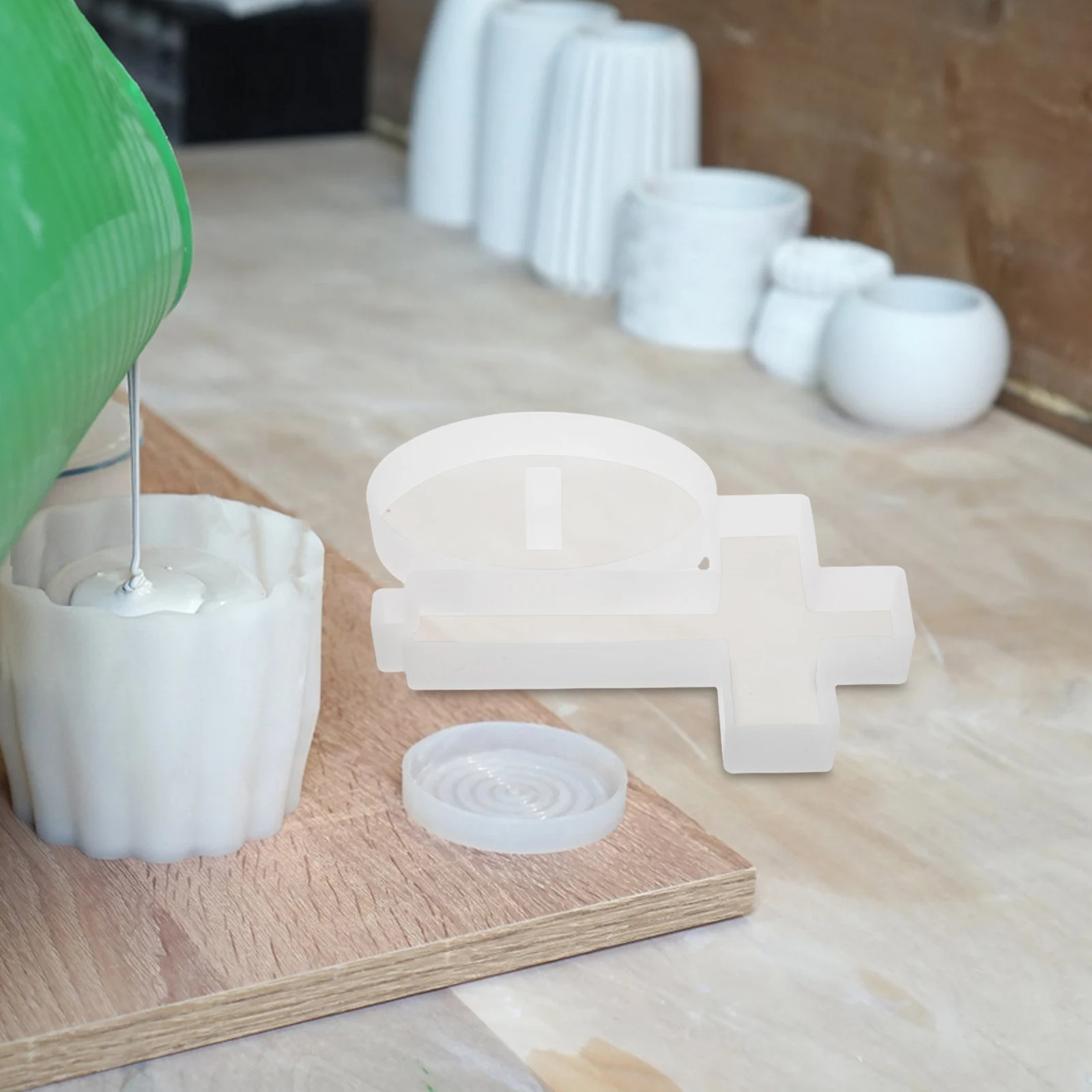 

1 set Plaster Mold Large Size Vintage Cross Base Silicone Molds for Cement Crafts Aromatherapy DIY Resin Soap Making