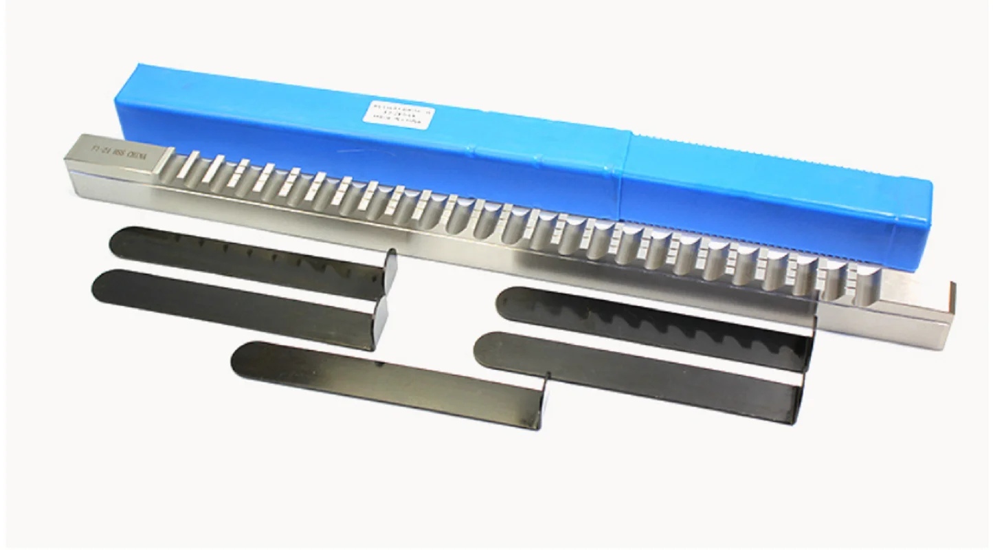 20mm F Push-Type Keyway Broach Metric Sizes with Shims High Speed Steel CNC Keyway Cutting Machine Tools
