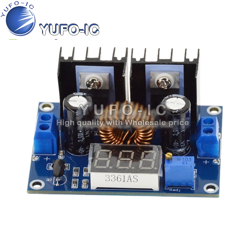 Понижающий модуль постоянного тока XL4016E1 высокой мощности/8 А с регулятором напряжения/с дисплеем/регулятором напряжения постоянного тока