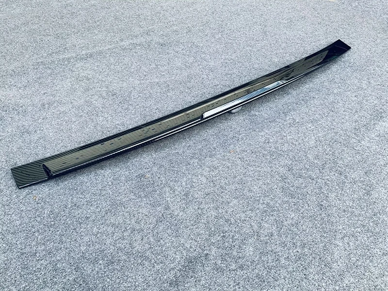 Carbon Fiber Style Side Rear Window Spoiler Cover Trim for Toyota Prius XW60 2022-2024 Styling Molding Garnish Bezel