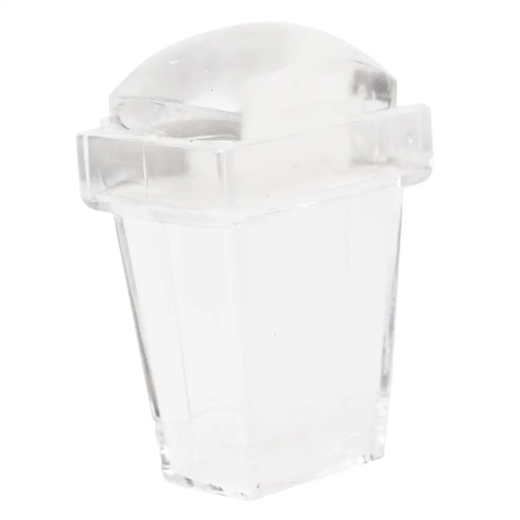 Nail Art Accessories Transparent Stamping Stamper with Scraper Plastic Tools for Foil Design and Stickers