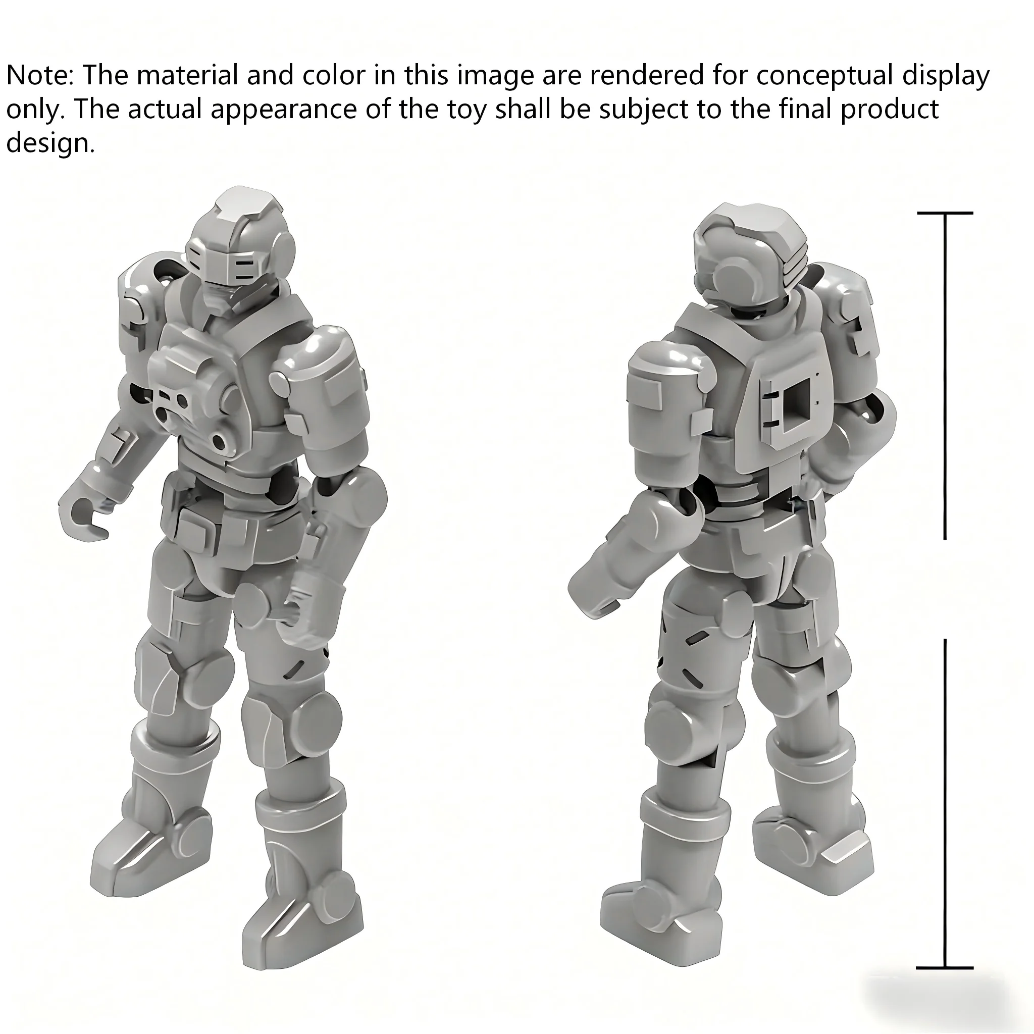 Sheik Mainland 3MIN PROJECT Quick Assembly 1/60 Scale Robot Model Kits Cooperative Combat Team 6pcs/box Hobby Collector DIY Gift