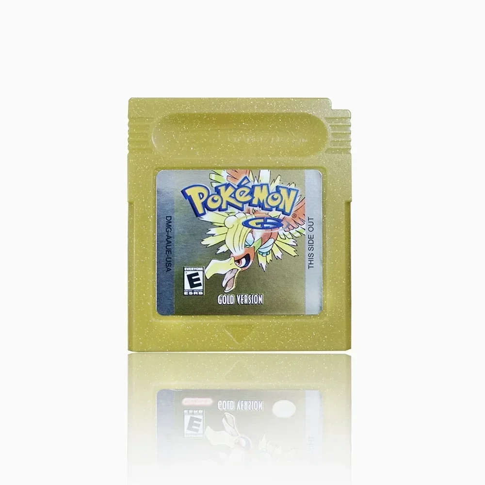 Pokémon 16-Bit-Videospielkonsolen-Kassette GBC-Spielkarte Pokémon-Serie Blau Kristall Gold Grün Rot Silber Gelb USA-Version – Detail 10