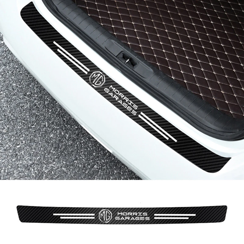 

Morris Garages Car Carbon Fiber Trunk Stickers Car Threshold Sticker For MG Rx5 HS ZST ZS MG3 MG5 MG6 MG7 Auto Decorative Decal