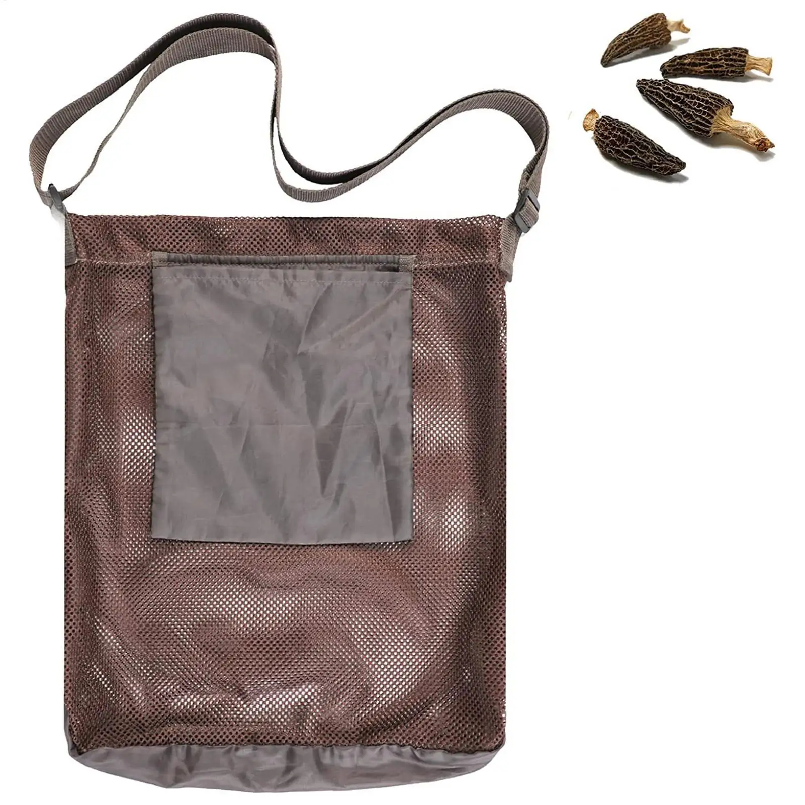 

Mushroom Foraging Bag Mesh Lightweight Harvesting Pouch Mushroom Picking Accessories For Riverbank Lake Shore Spring Autumn