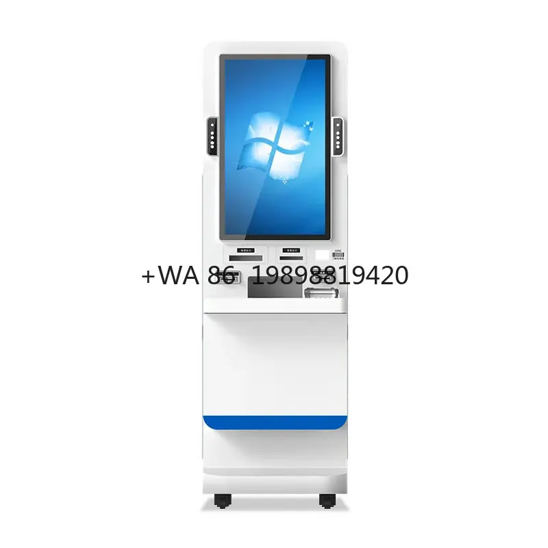 

21.5 Inch Self-Service Touch Screen Elevator SDK Printer Floor Standing Self-Ordering System Digital Poster Video