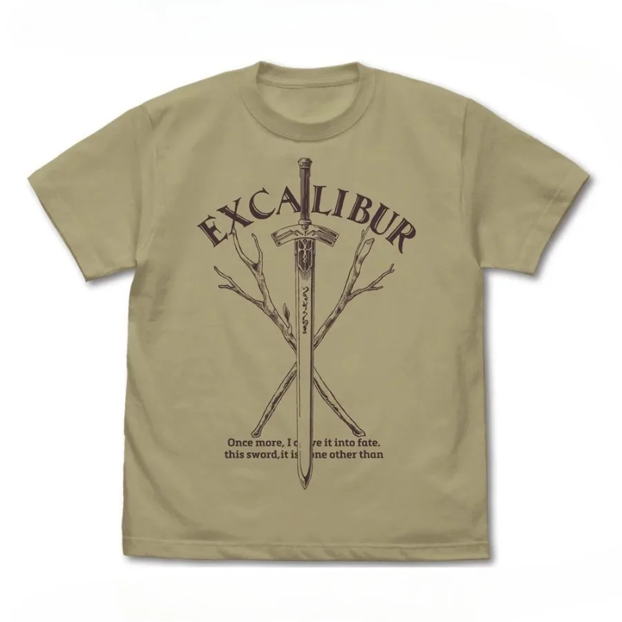 Fate/strange Fake Saber Excalibur Graphic T-shirt Men Women's Fashion Vintage T-shirts Harajuku Short Sleeve Oversized T Shirts