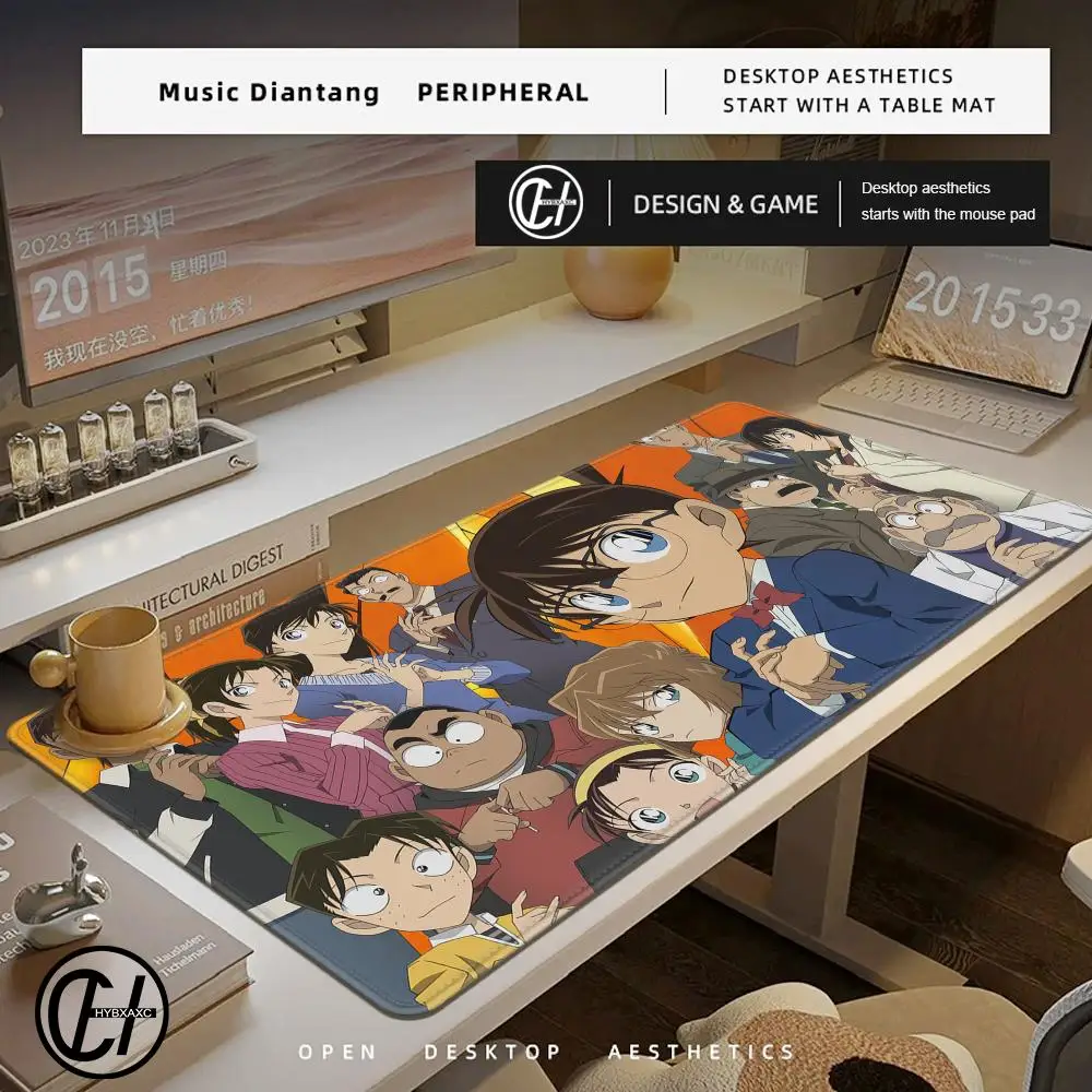 

Cute anime Detective Conan Gaming Mouse Pad Mousepad For PC Gamer Desktop Decoration Office Mouse Mat Deskmat Rug