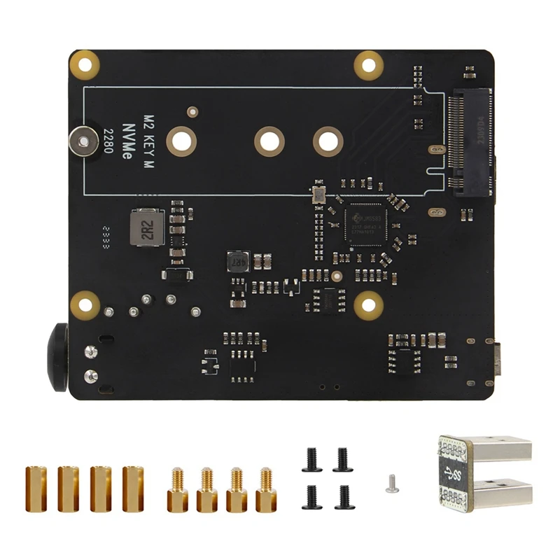 X873 Expansion Board For Raspberry Pi 4 USB To M.2 Nvme SSD NAS SSD Shield Storage Expansion Board Support Boot From SSD