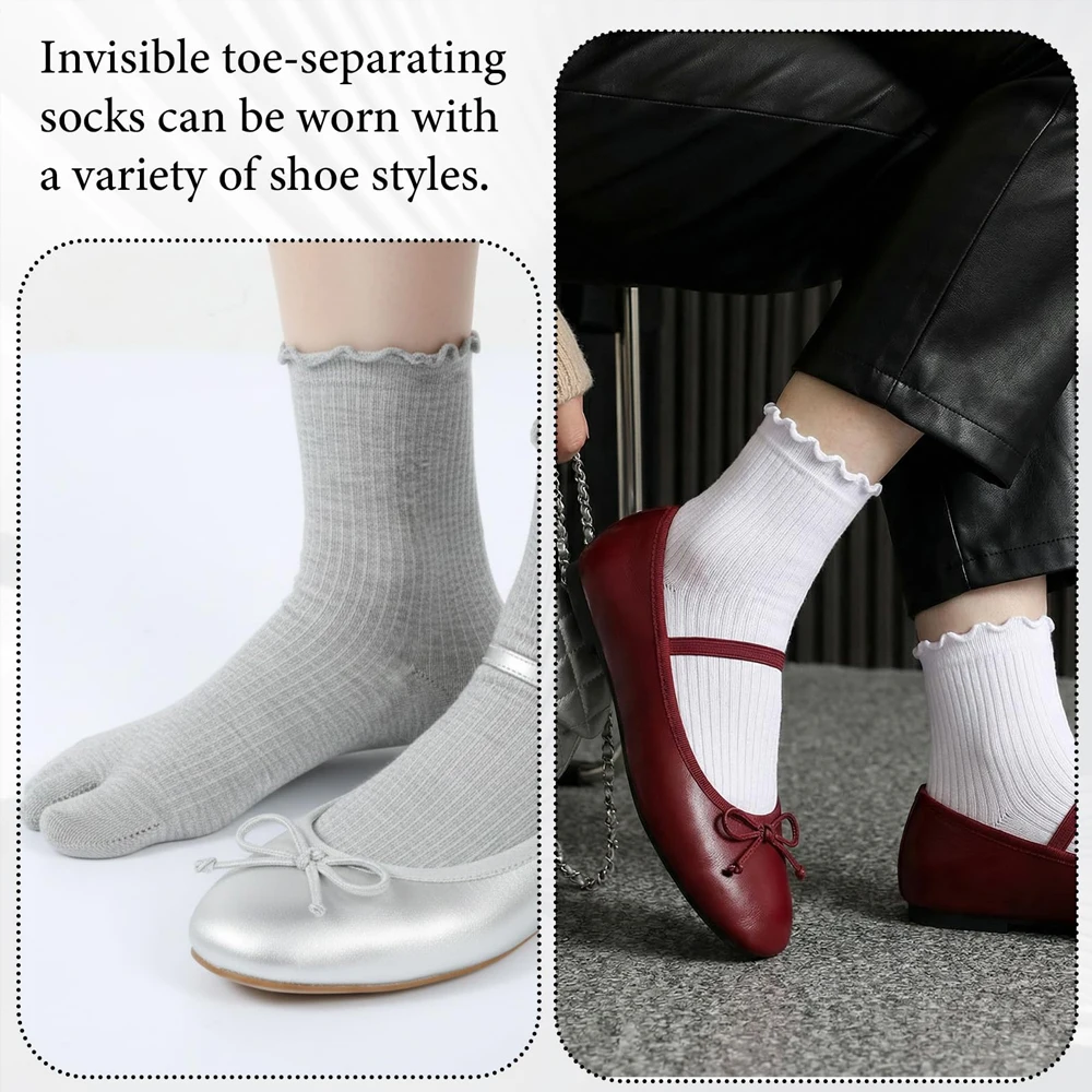 Japanese Cotton Tabi Socks Ruf - Toe Sock Split ulasan dan harga