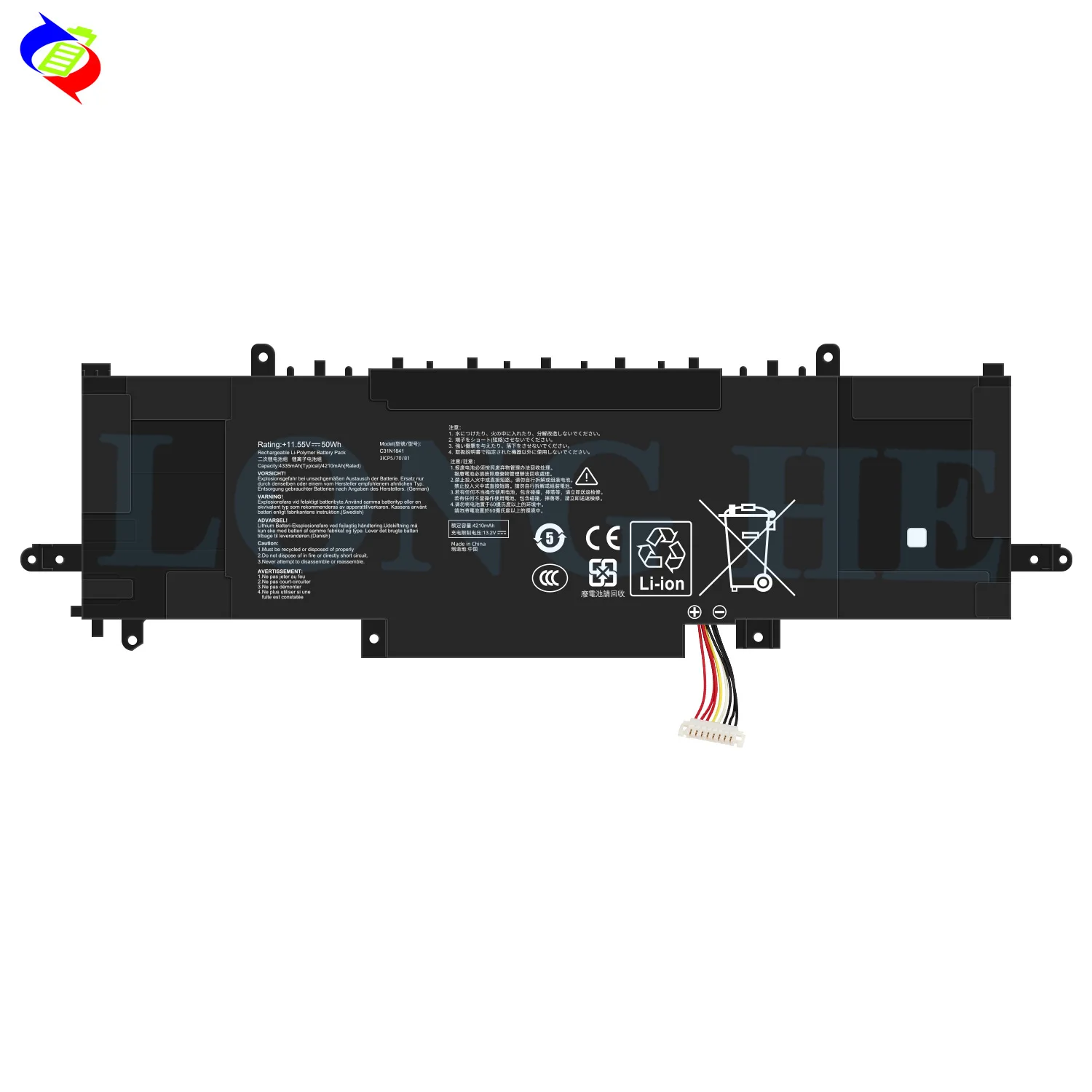 C31N1841 Laptop Battery for ASUS ZenBook UX433FAC UX433FLC UX434FLC UX434FQ Q407IQ Q427FL UM433DA Replacement Battery