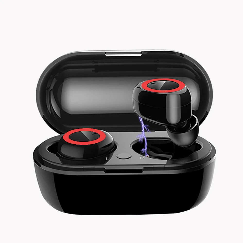 TWS Y50 Bluetooth 5.0 Earphones Sports Outdoor Wireless Headset Touch Headset With Charging Warehouse Stereo Headphone With Mic