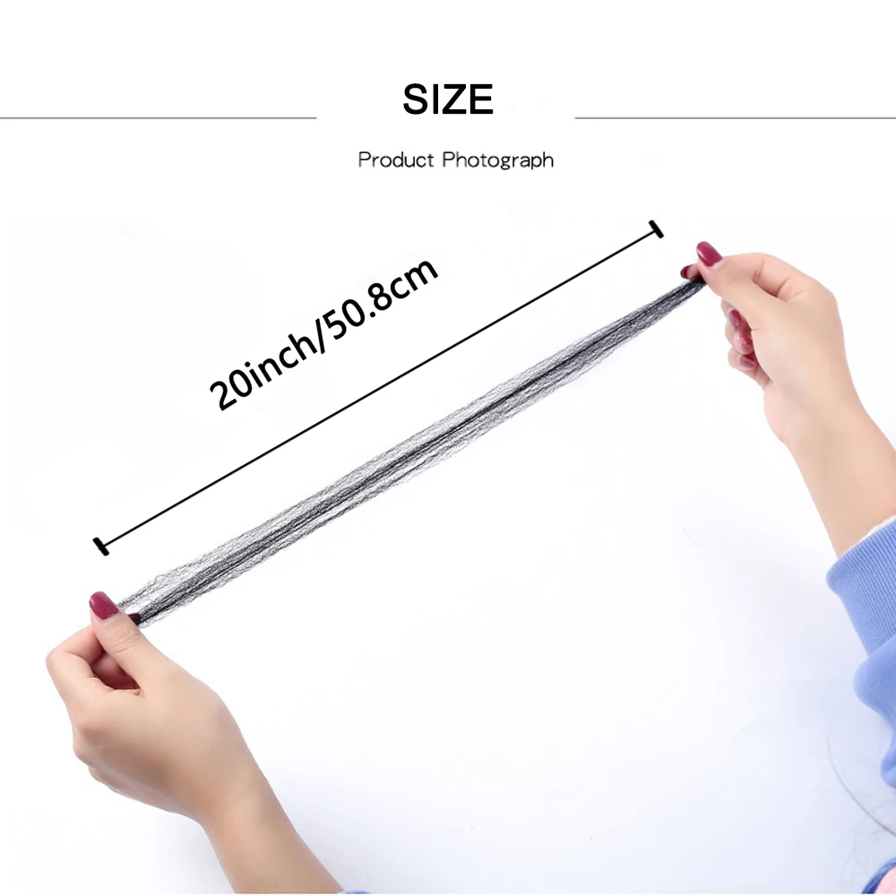 10/100 قطعة شبكة شعر نايلون ستار دانس تلاوة الكعك/تطويل الشعر غطاء منسوج شبكات الشعر