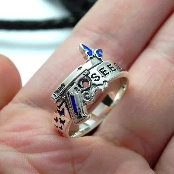Person 3 Anime Accessories Yuuki Makoto Character Image Ring Woman Fashion Zinc Alloy Rings Man Cosplay Jewelry Friend Gift