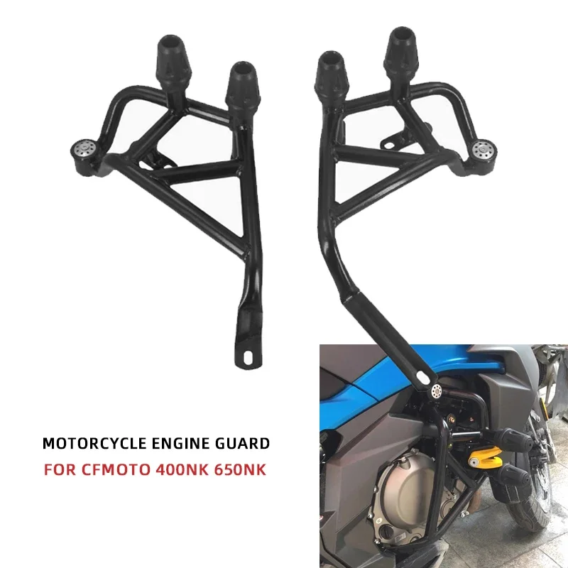 

Fit For CFMOTO 400NK 650NK NK400 NK650 2016-2023 Motorcycle Engine Guard Crash Bar Bumper Frame Protector Accessories 400 650 NK