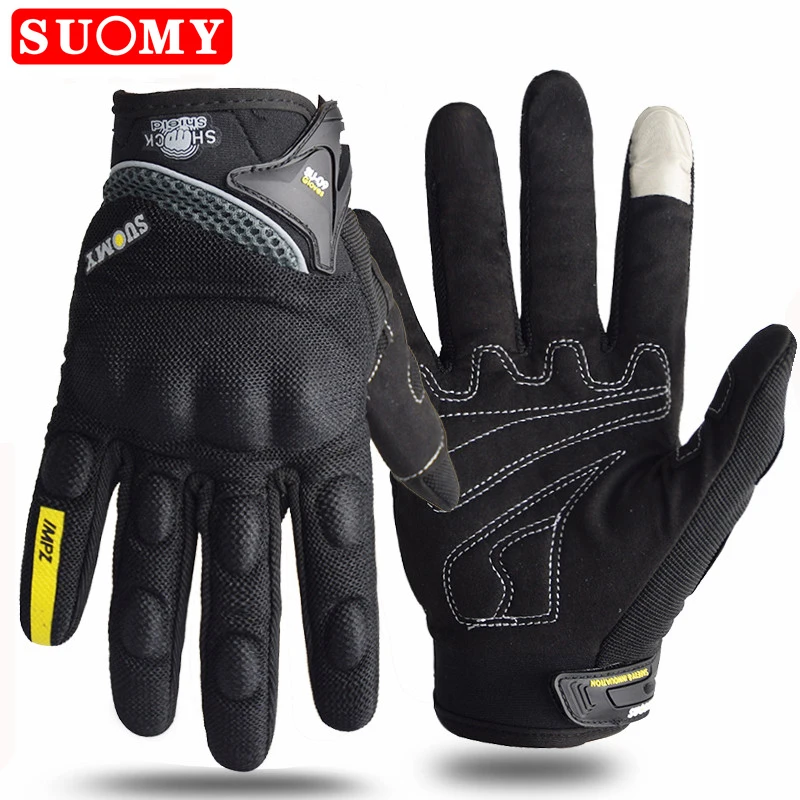 Suomy Motorcycle Gloves Motorbike Gloves Touch Screen Breathable Guantes Moto Gloves Racing Summer Spring Men Women Luva Moto DH