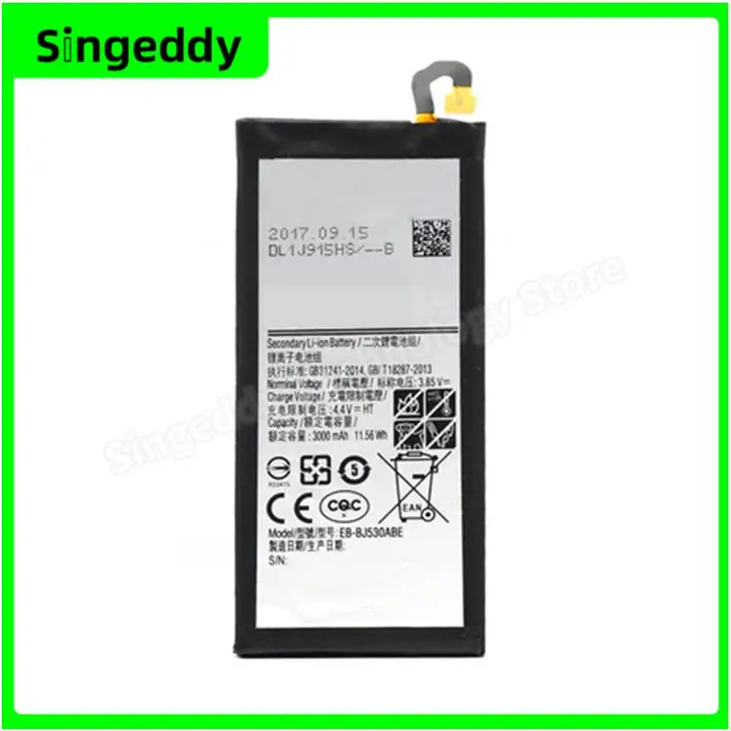 

EB-BJ530ABE Battery, Mobile Phone Batteries For J5 2017, J530F, J530A, J5 Pro, J530F/DS, J530K, Replacement Repair Part, 2500mAh