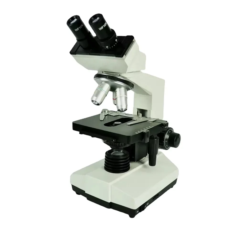 

High Quality video biological lcd Binocular head 4X-1000X Optical Biological Microscope for student