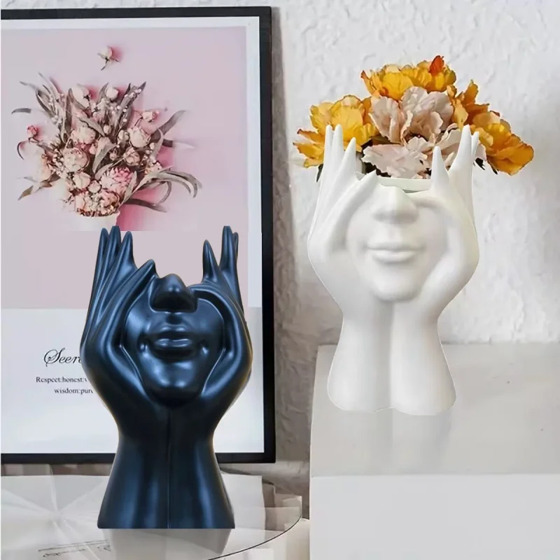 

2025 Creative Human Body Art Styling Office Supplies Desktop Multifunctional Storage Pen Holder Makeup Brush Holder Decoration
