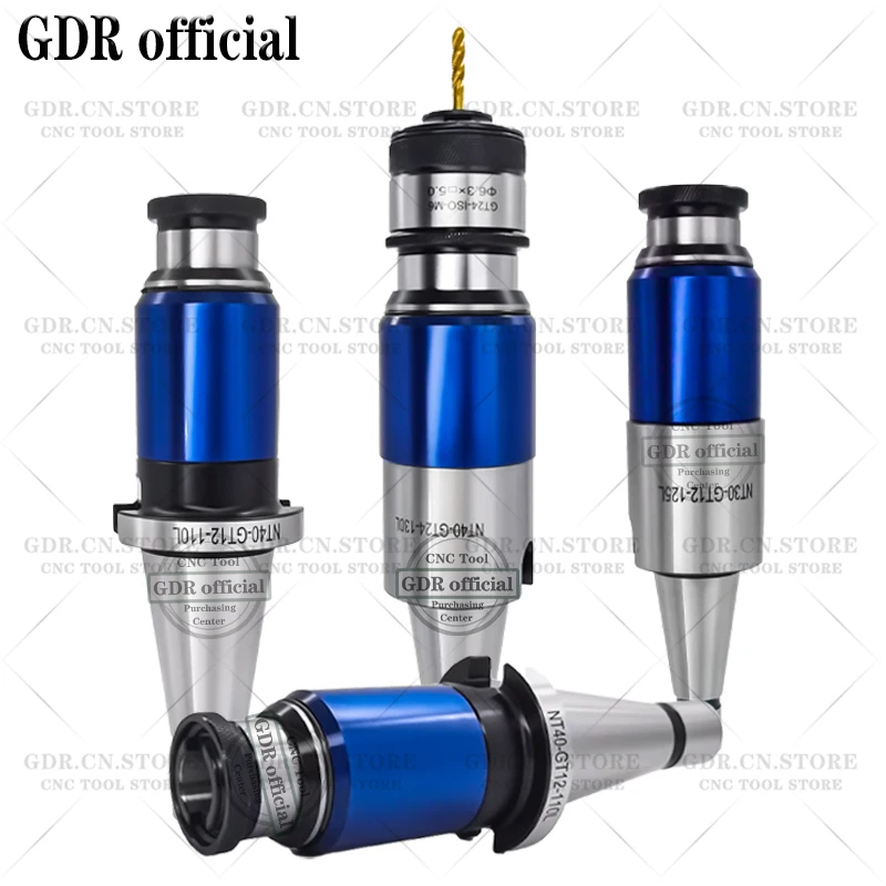 GDR NT30 NT40 NT50 ISO40 ISO GT GT12 GT24 telescopic tapping tool holder M2-M30 Tap chuck Collet Overload Protection Tool Holder