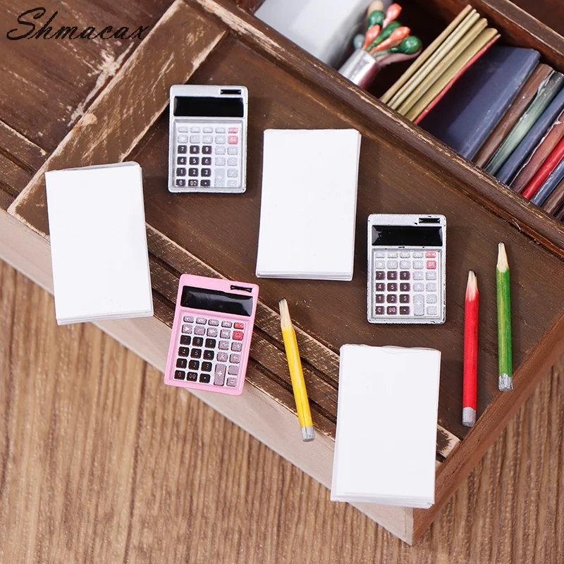 Mini Stationery Simulation Simulation Calculator Pencil Model Reduced Learning Accessories