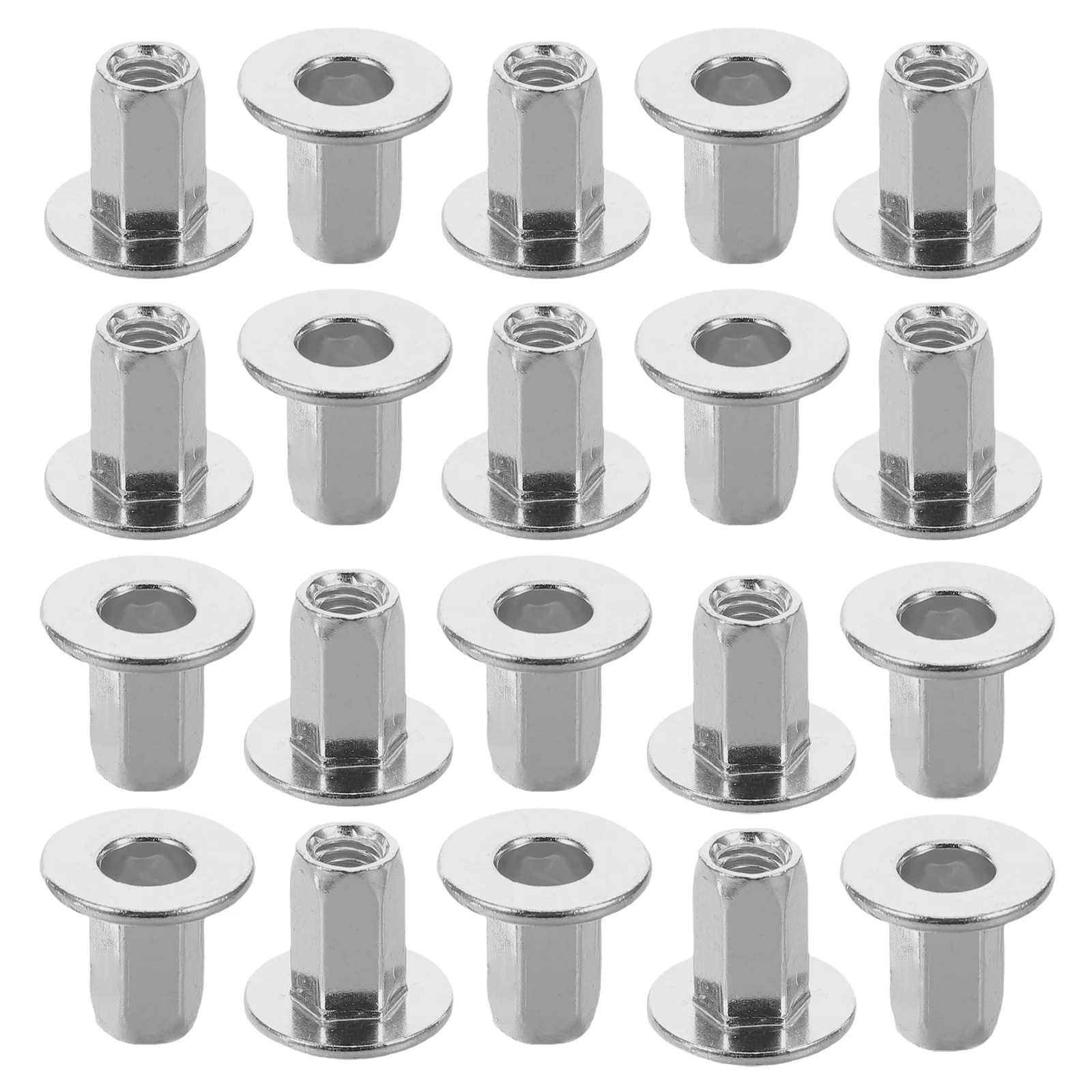 

20Pcs Durable License Plate Fastener Clips Metal Security Screws for Vehicle Bumper and Trunk Use Fastener Clips