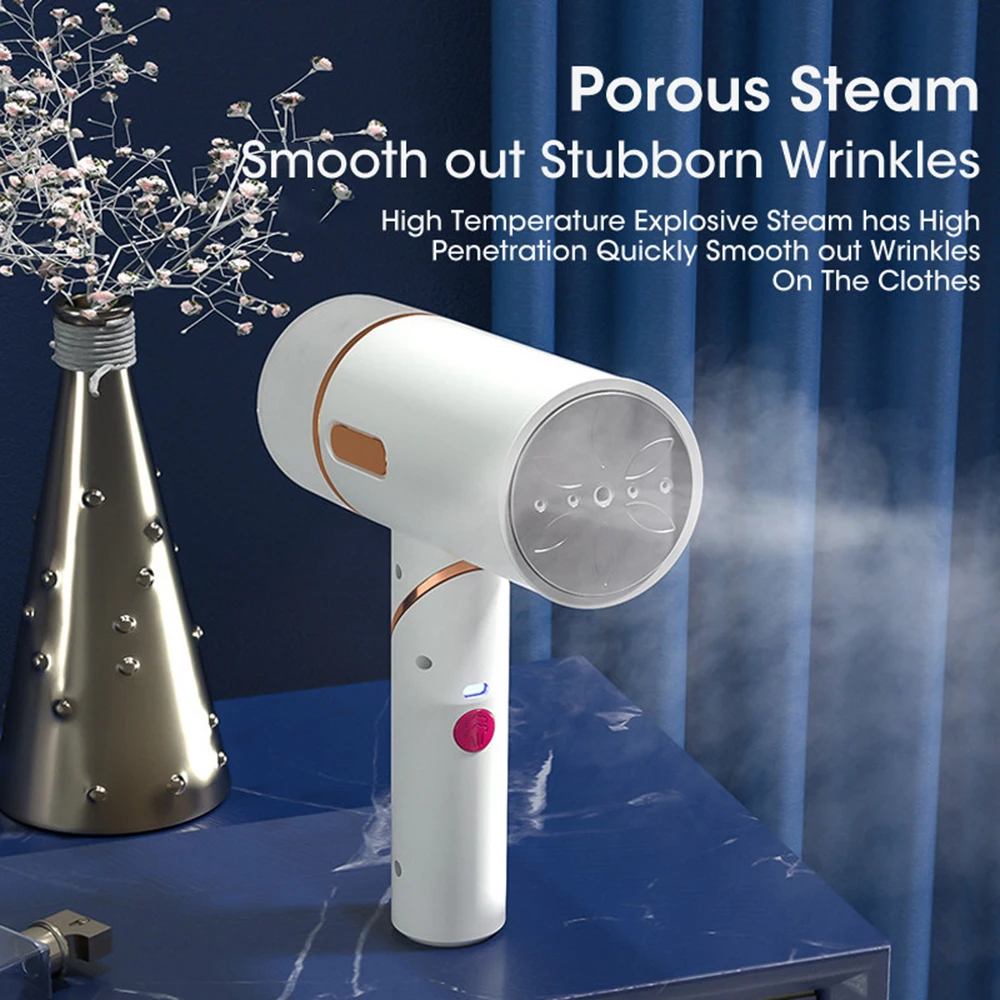 Handheld Iron Garment Steamer 1600W Electric Steam Generator Brush Portable Small Folding Machine for Household Travel Clothes