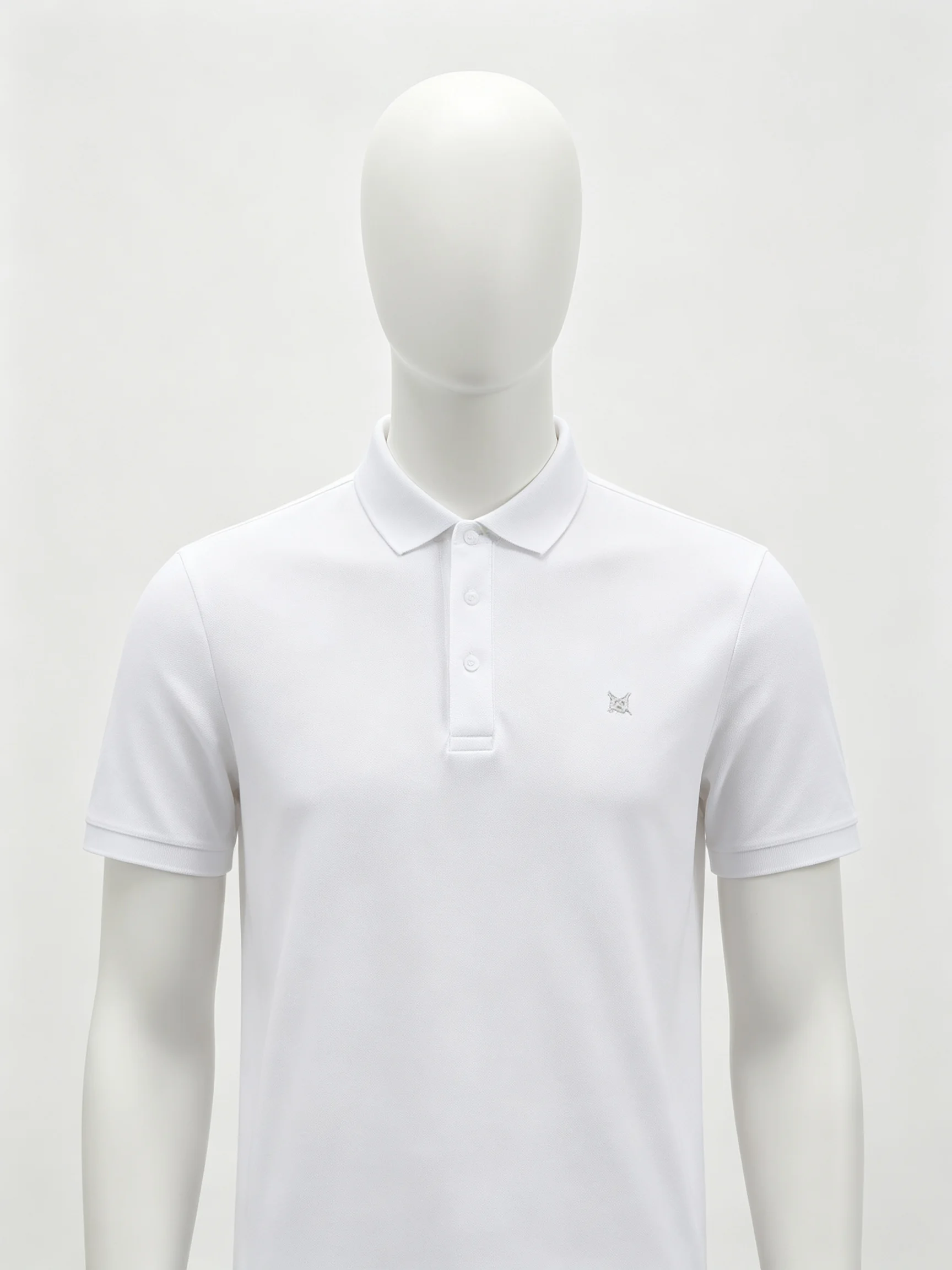 Summer polo shirt men's short sleeved Lyocell breathable casual T-shirt top