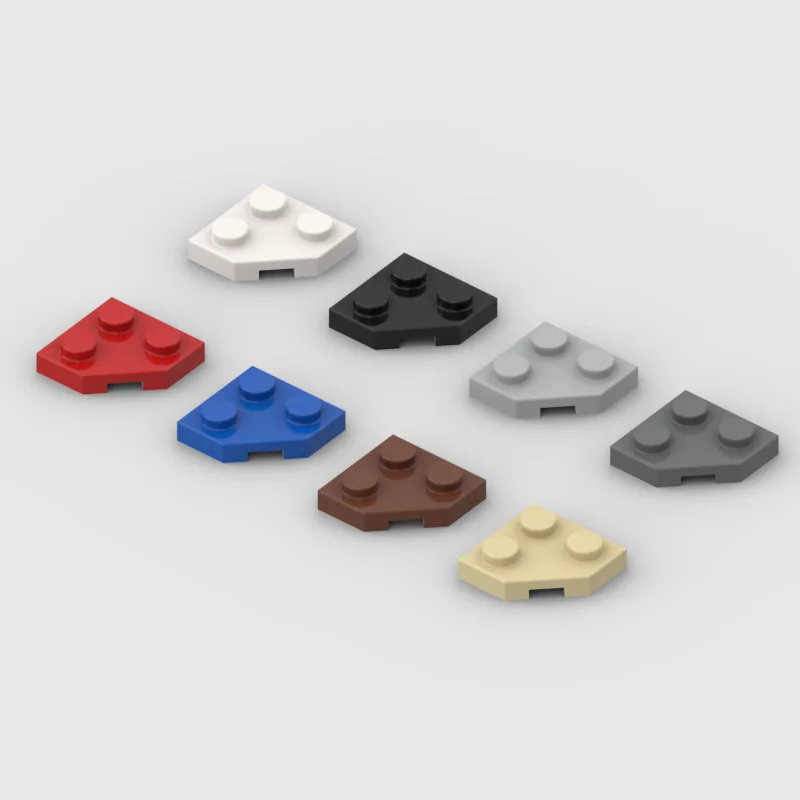 *Plate 2X2, Corner* Y1167 50pcs DIY enlighten block brick part No. 26601  Compatible With Other Assembles Particles33