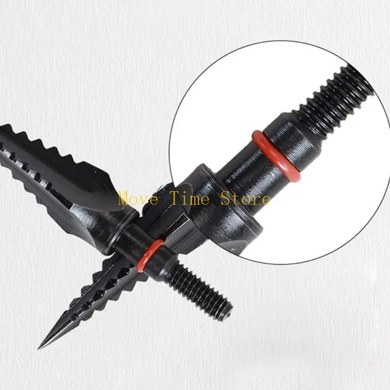 92ME Threaded Gear Replacement Set, 6 Pack Black Carbon Steel Design