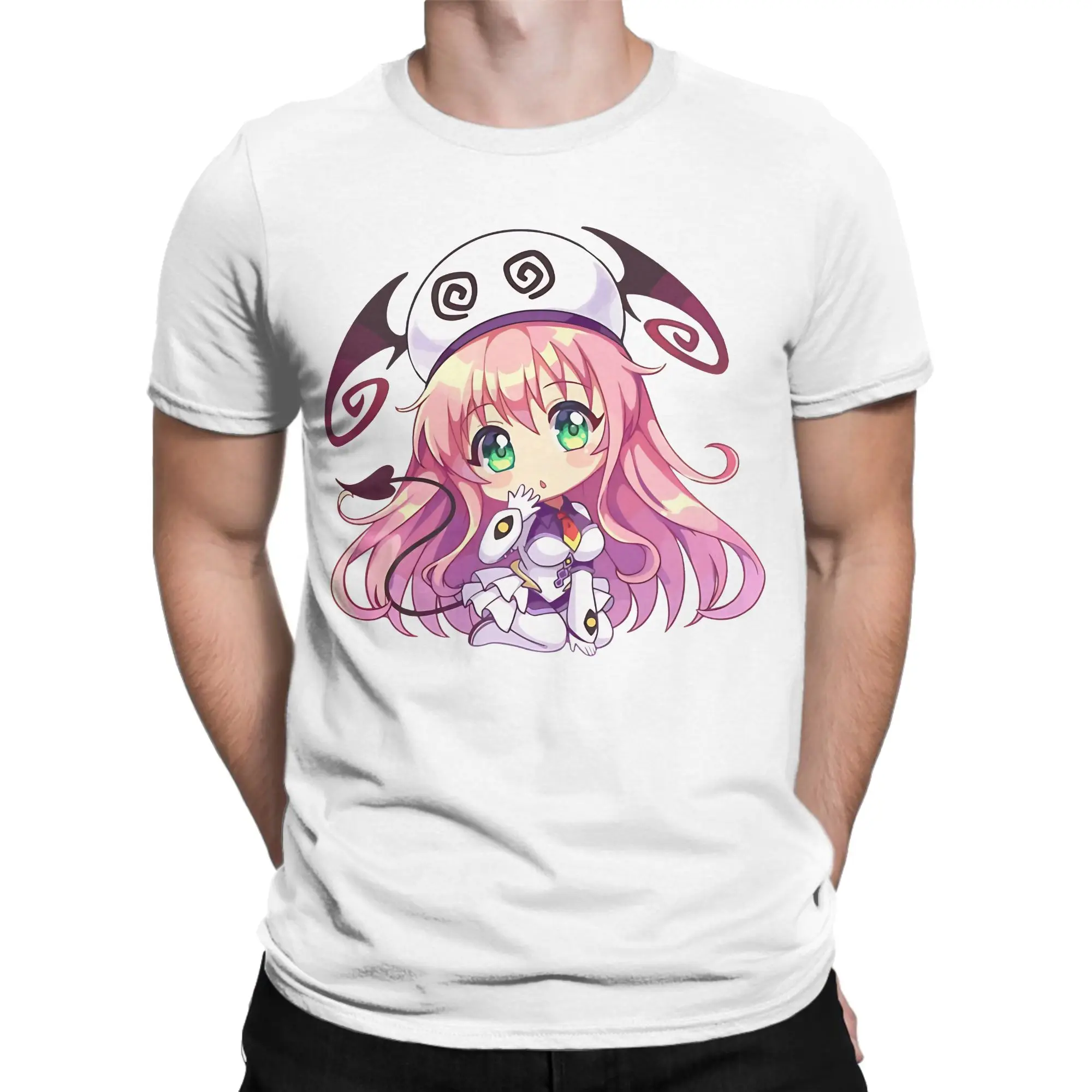 Men Women's To Love Ru Aime T Shirt Lala Satalin Deviluke Chibi 100% Cotton Clothing Humorous Tee Shirt New Arrival T-Shirts