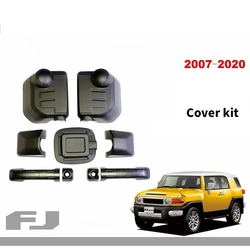 Side Mirror Cover For Toyota FJ Cruiser Exterior Accessories Blackened Tank Mirror Covers FJ Cruiser Outside Door Handle Cover
