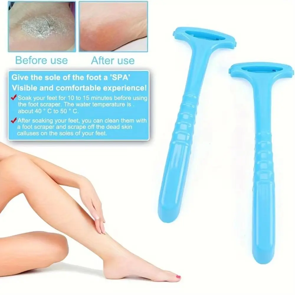Plastic Material Foot Heel Callus Remover Professional Tool Skin Care Tool Pedicure Rasp Handle Design Portable Design