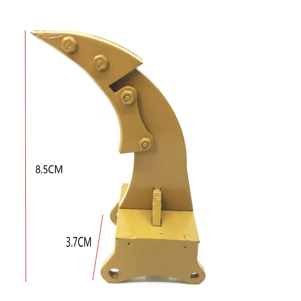 Aggiornamento dello scarificatore della benna di simulazione interamente in metallo per HUINA 550 580 592 2.4G modifica del veicolo di ingegneria