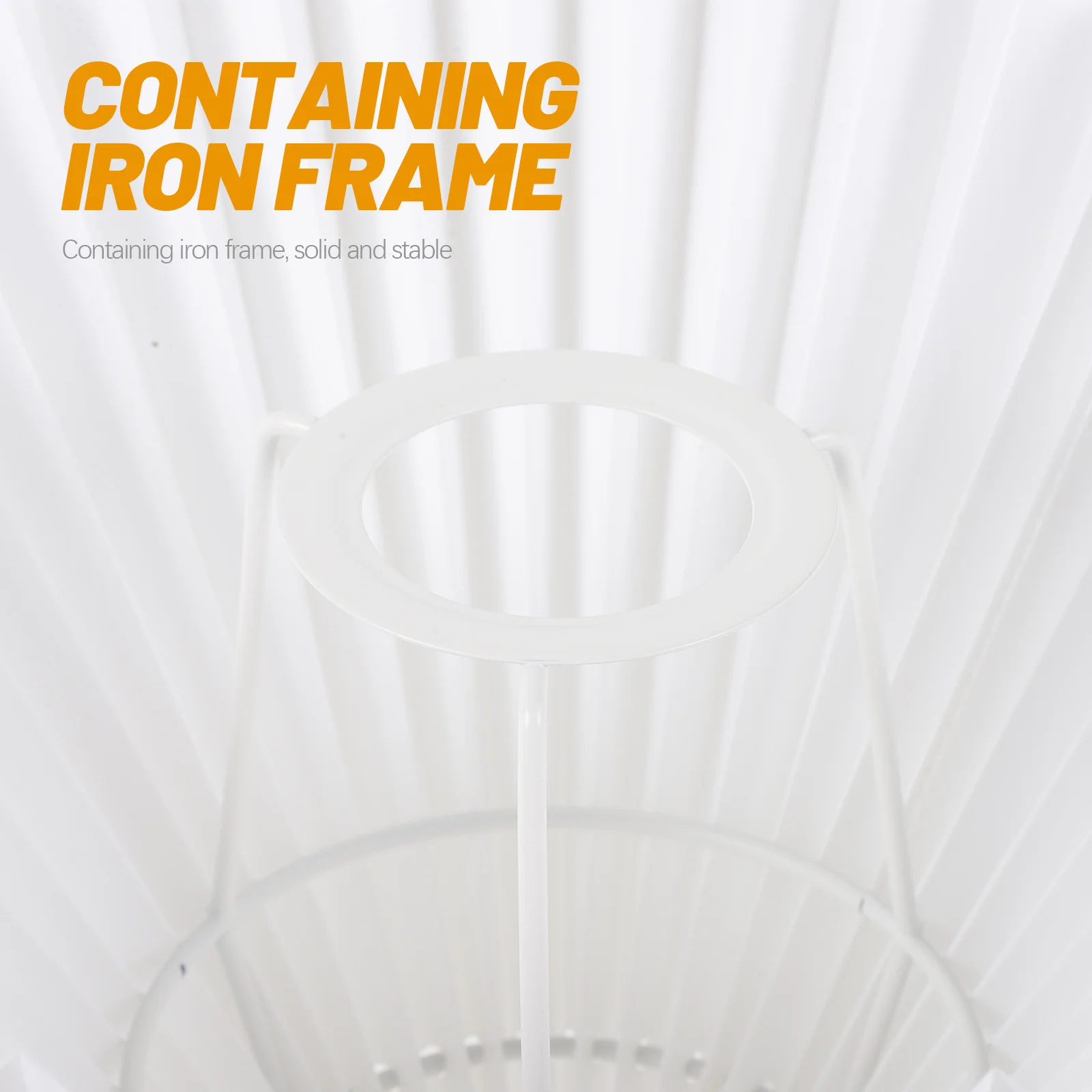 

2pcs Pleated Lampshade Cloth Iron Foldable Replacement Cover For Table Floor Desk Bedside Lamps Modern Home Decor Lighting