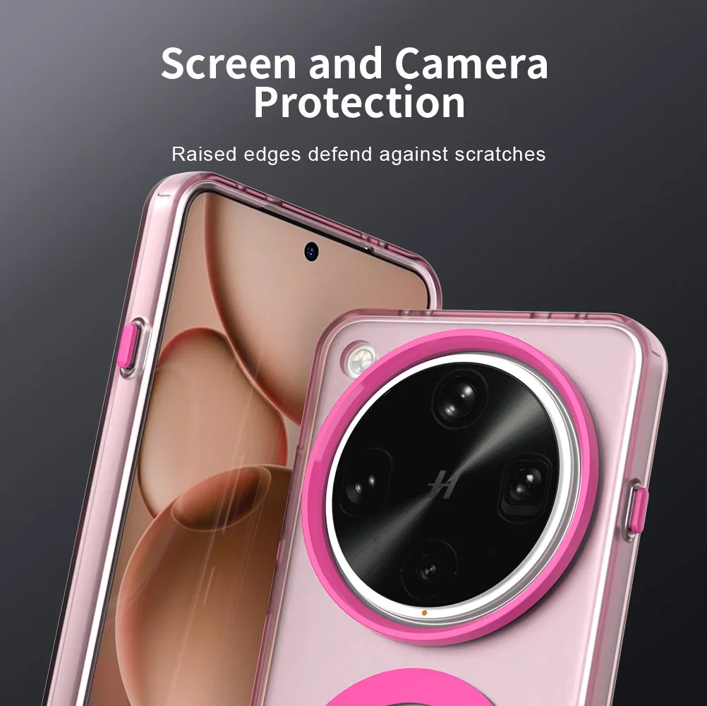 حافظة فاخرة مضادة للصدمات لهاتف OPPO Find X8 Pro X8S X8 Ultra Magsafe مغناطيسية لاسلكية شحن غير لامعة غطاء خلفي Funda Shell #4