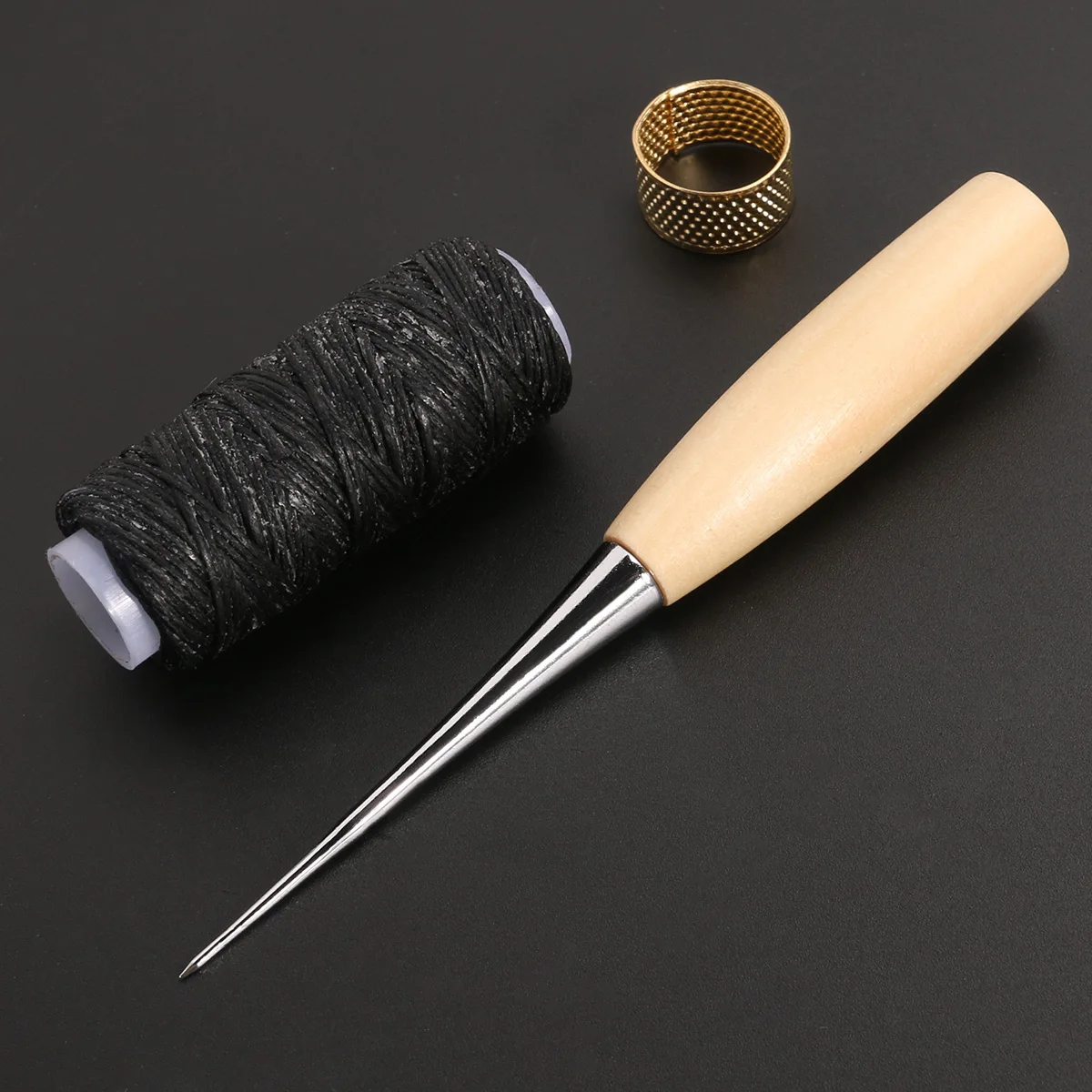 

Sewing Needles Sewing Needles Craft Needle Set Stitching Awl Needle Set Thread Thimbles