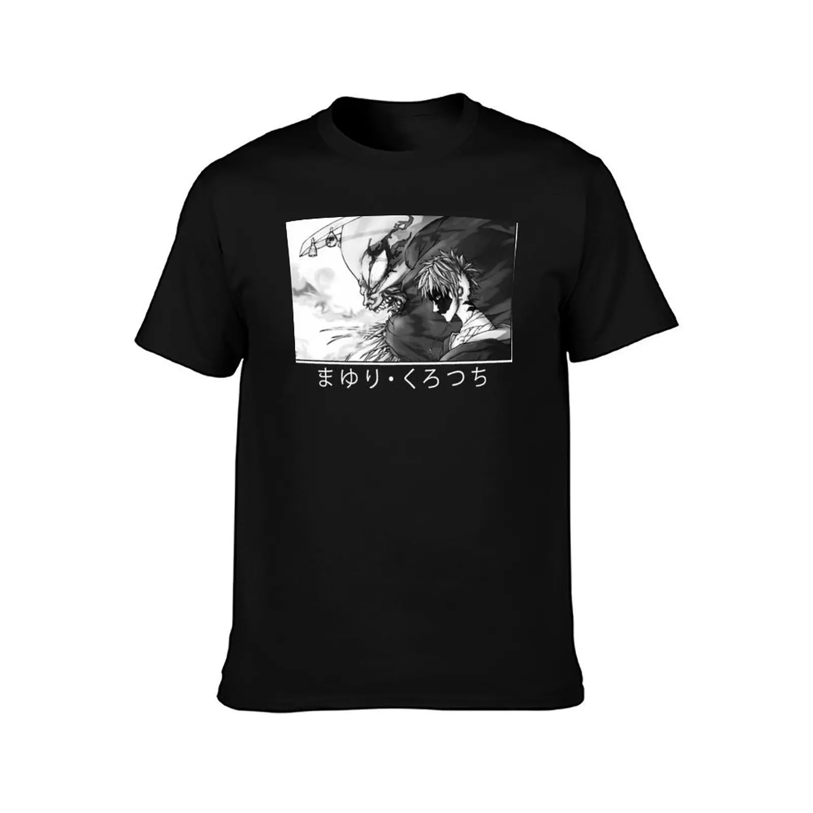 تي شيرت Mayuri Kurotsuchi تي شيرت قطني عالي الجودة تي شيرت رجالي جرافيك تي شيرت قطني #2