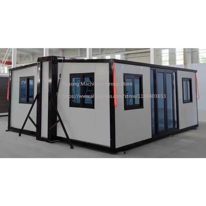 Modern Quick Assembly Folding Container House Prefabricated Modular Luxury Living Home Portable Flat Pack Hotel 10ft 20ft 40ft