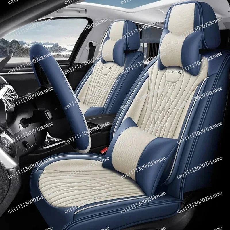 Durable Car Four Season Full Surround Seat Cover Nappa Leather Car Cushion