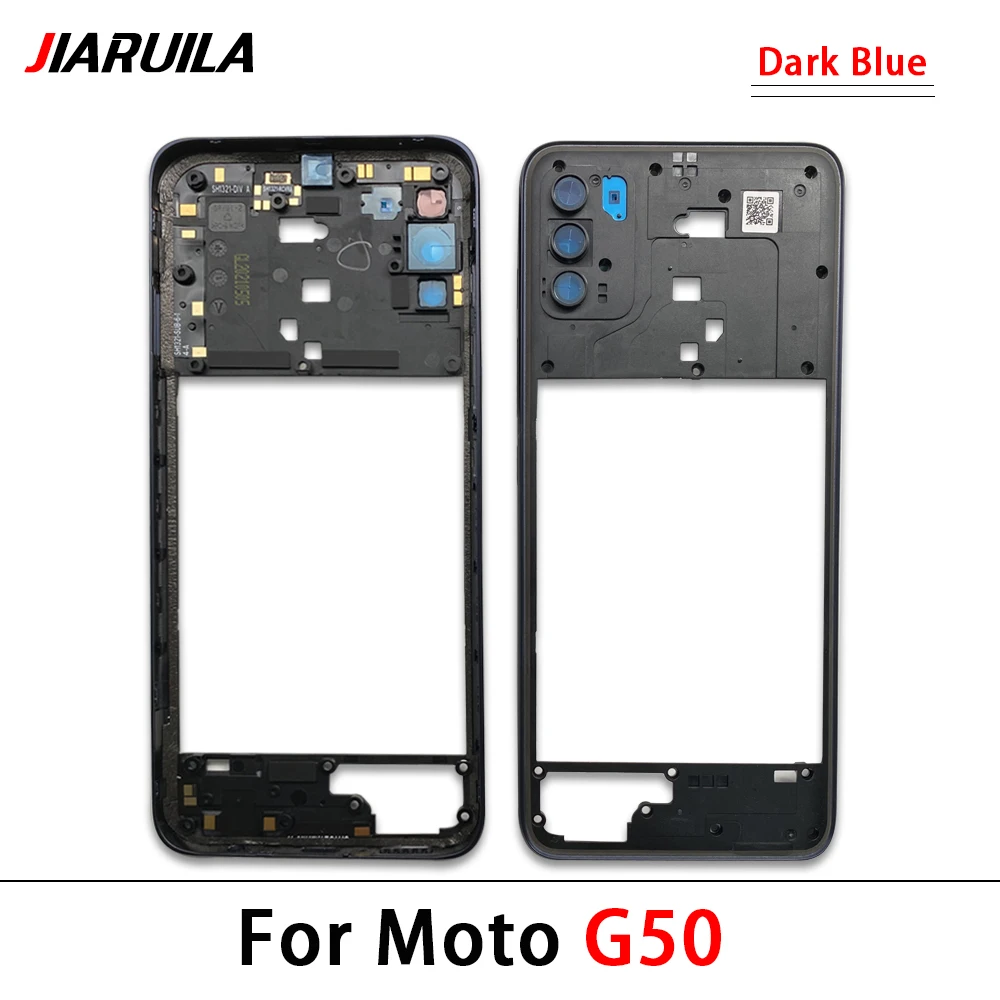 New Middle Frame Housing Case For Moto G22 G52 G71 G82 G50 5G Middle Frame Bezel Middle Plate Replacement Part