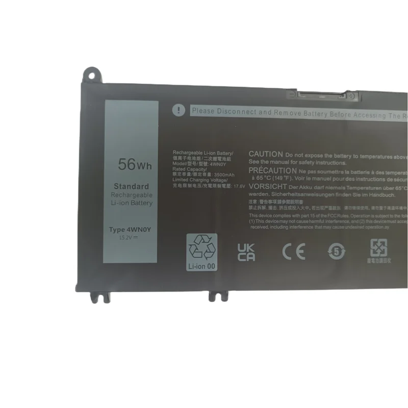 بطارية Xichen 4 خلية جديدة 15.2 فولت 56Wh 4WN0Y لأجهزة Dell Inspiron 13 7353 7577 7778 7779 9P3NW G4MX4 JYFV9 M245Y 4ICP5/57/79 Bateria